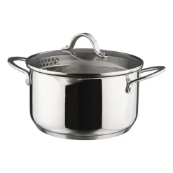 Cocotte avec couvercle en verre Kosmo 22 cm 3 L, Acier inoxydable