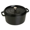 Cocotte en fonte ronde Staub 6,7 l, noir