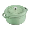 Cocotte en fonte ronde Staub 5,2 l, Sauge