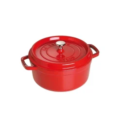 Cocotte en fonte ronde Staub 3,8 l, rouge