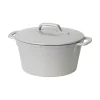 Cocotte Hasle 19x23,5 cm, Light grey granite