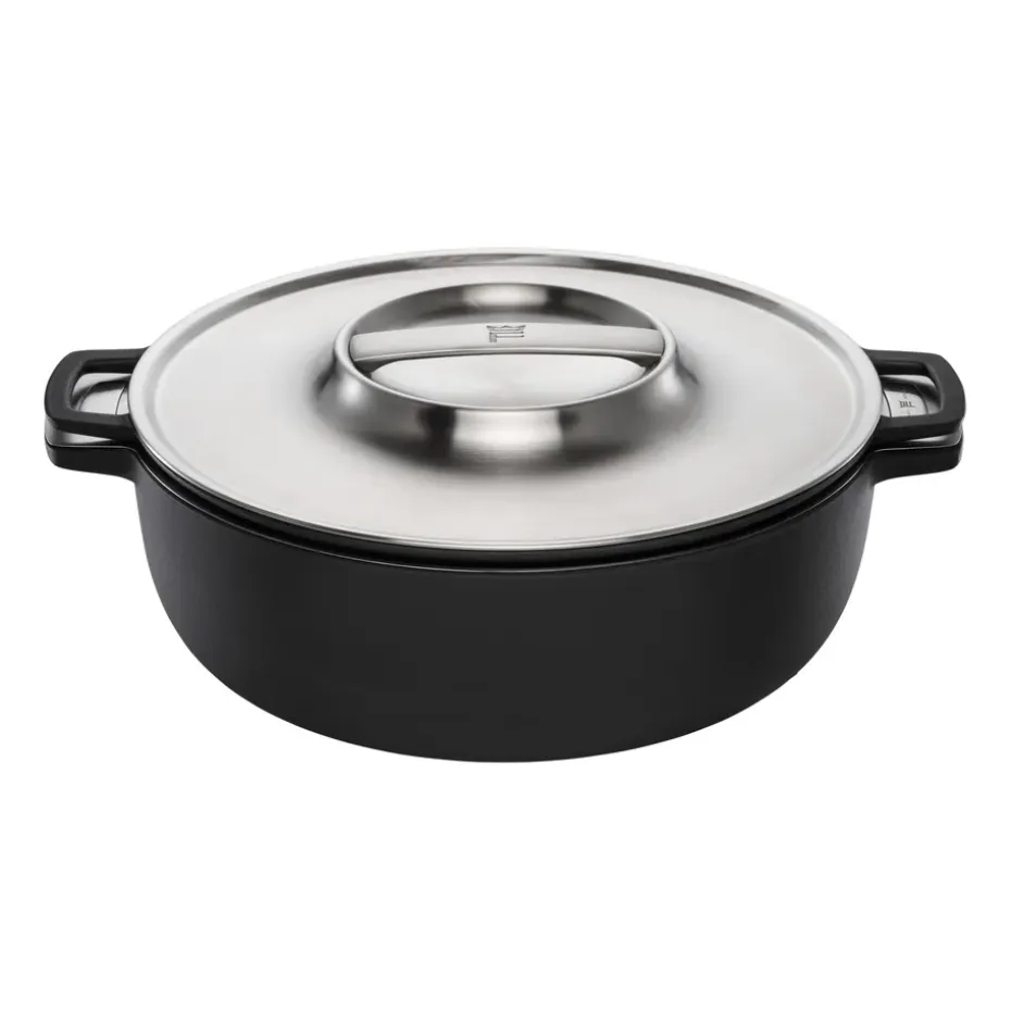 Cocotte Norden Grill Chef en fonte et acier inoxydable, Ø30 cm