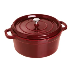 Cocotte ronde La Cocotte Staub fonte 6,7 L, Rouge grenadine