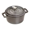 Cocotte ronde La Cocotte Staub fonte 2,6 L, Gris graphite
