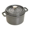 Cocotte ronde La Cocotte Staub fonte 1,2 L, Gris graphite