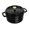 Cocotte ronde La Cocotte Staub fonte 2,2 L, Noir