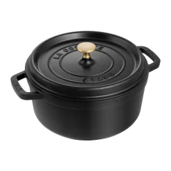 Cocotte ronde La Cocotte Staub fonte 2,6 L, Noir