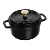Cocotte ronde La Cocotte Staub fonte 1,2 L, Noir