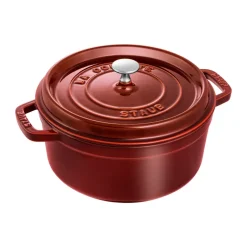 Cocotte ronde La Cocotte Staub fonte 3,8 L, Rouge grenadine