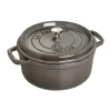 Cocotte ronde La Cocotte Staub fonte 1,7 L, Gris graphite