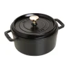 Cocotte ronde La Cocotte Staub fonte 1,7 L, Noir