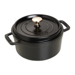 Cocotte ronde La Cocotte Staub fonte 1,7 L, Noir