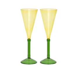Coffret cadeau Urban Nature Culture verres à champagne lot de 2, Pink