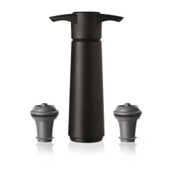 Coffret cadeau Wine Saver Vacuvin, Noir