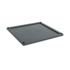 Colour Crate Square lock plastic large, Charcoal