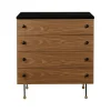 Commode 62 Dresser, american walnut, 4 tiroirs