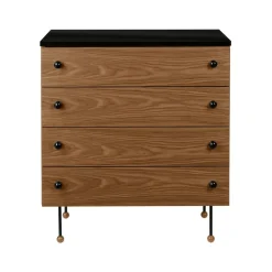 Commode 62 Dresser, american walnut, 4 tiroirs