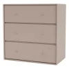 Commode CARRY 3 tiroirs, Mushroom