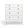 Commode Höllviken, Gris clair, 4 tiroirs