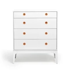 Commode Höllviken, Gris clair, 4 tiroirs