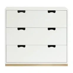 Commode Snö A3, white, support en bouleau