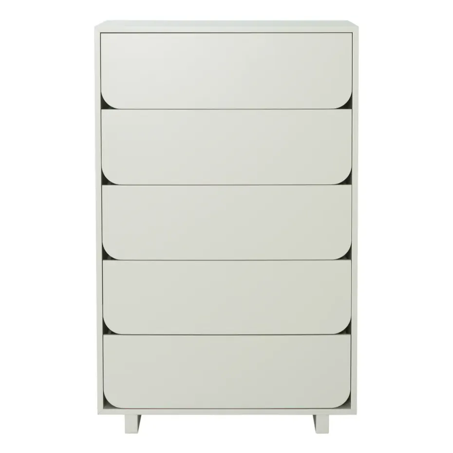 Commode Vidja 5 tiroirs, Sable