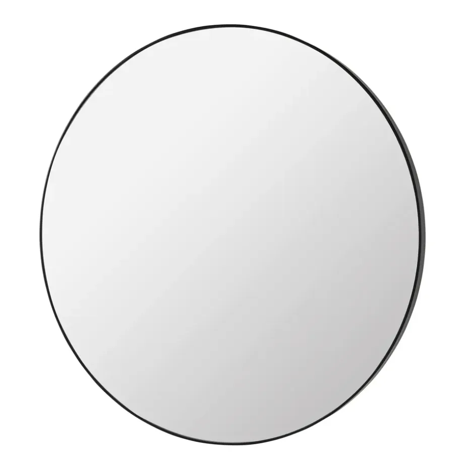 Complete miroir noir, Ø 80 cm