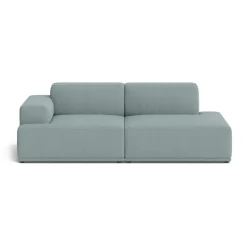 Connect soft modul Re-wool nº 718 bleu clair, Accoudoir gauche (A)