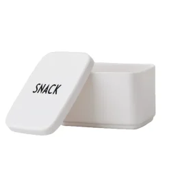 Contenant à collation pour la boîte à lunch Design Letters, blanc