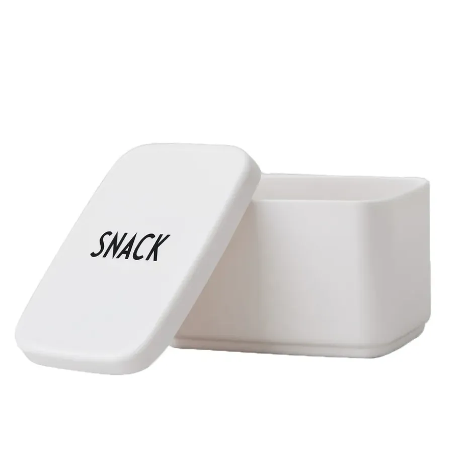 Contenant à collation pour la boîte à lunch Design Letters, blanc