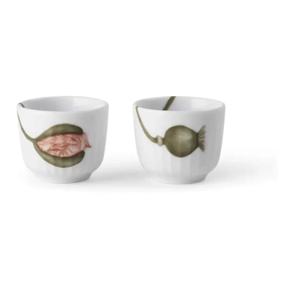 Coquetier Hammershøi Poppy Lot de 2, Blanc-détails