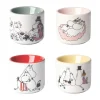 Coquetier Mumin love 4 pièces, Multi-blanc