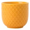 Coquetier Rhombe Ø5 cm, Jaune