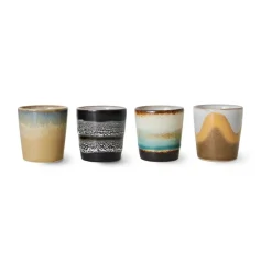 Coquetier 70's lot de 4, Granite