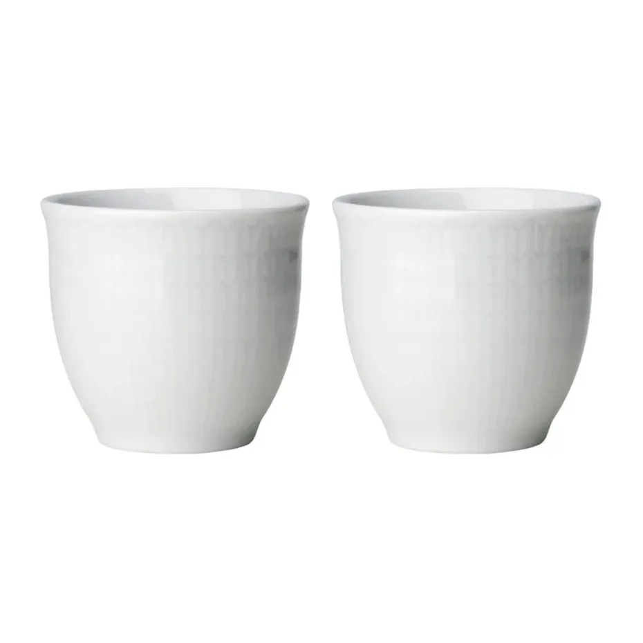 Coquetier Swedish Grace Lot de 2, Neige