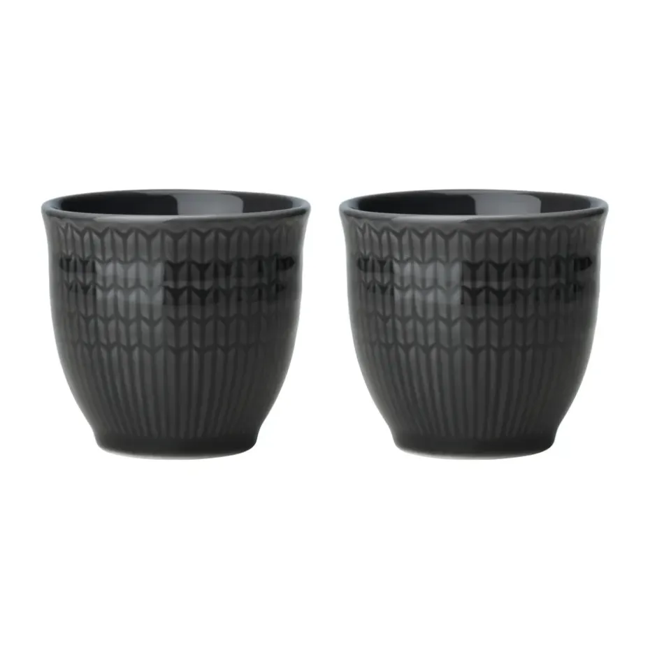 Coquetier Swedish Grace Lot de 2, Pierre