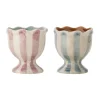 Coquetier Willa Lot de 2, Rose-blue