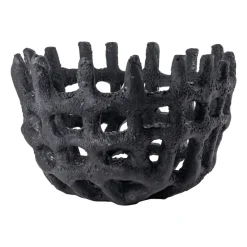 Corbeille tressée Art Piece, Black