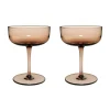 Coupe à champagne Like 10 cl, lot de 2, Clay