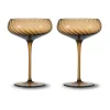 Coupe à champagne Opacity 30 cl lot de 2, Marron