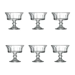 Coupe à champagne Perigord 22 cl, lot de 6, Transparent