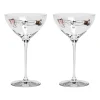 Coupe à champagne You and Me Together 32 cl lot de 2, Clear / Multi