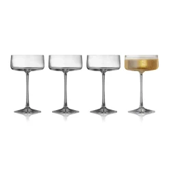 Coupe à champagne Zero 26 cl, lot de 4, Cristal