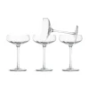 Coupes à champagne Opacity 30 cl lot de 4, Clair
