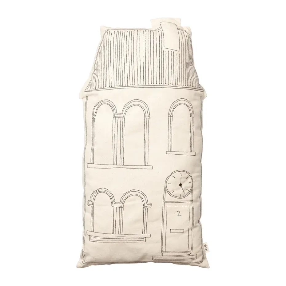 Coussin Adobe de 37x64 cm, Horloge de grand-père