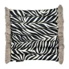 Coussin d'assise Garden Glory Outdoor, Zebra fringe