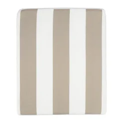 Coussin de chaise Holma 41x49 cm, Taupe striped