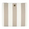 Coussin de chaise Lunda 42x45 cm, Taupe striped