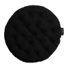 Coussin de chaise Pepper Ø37 cm, Noir