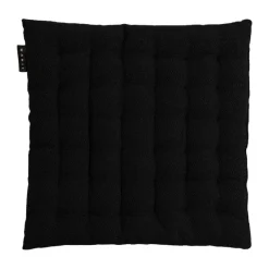Coussin de chaise Pepper 40 x 40cm, Noir